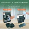 Portable Air Conditioner Fan;  5 In 1 600ml Timed Air Cooling Fan With 7 Color Lights 5 Jets 3 Speeds