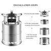 Outdoor Mini Stainless Steel Folding Wood Stove Wood Stove Portable BBQ Camping Stove