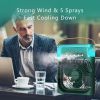 Portable Air Conditioner Fan;  5 In 1 600ml Timed Air Cooling Fan With 7 Color Lights 5 Jets 3 Speeds