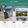 5 In 1 600ml Air Cooling Fan Portable Air Conditioner Fan Timed Air Cooling Fan with 7 Color Lights 5 Jets 3 Speeds