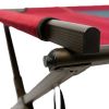 Lightweight Camp Cot, Red, 83.5L x 34W x 20H