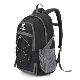 Sports Large Capacity Waterproof Travel Backpack For Men And Women (Color: Black)