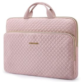 Women's Fashion Solid Color Laptop Bag (Option: Pink-10inch)