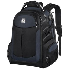 New Large-capacity Gaming Notebook Outdoor Backpack (Option: Blue-18inches)