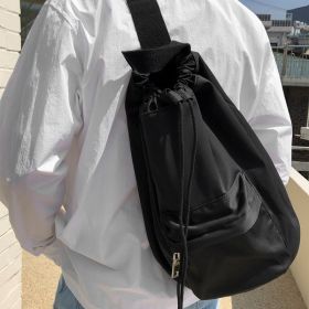 Korean Version Cross Shoulder Bag For Men (Color: Black)
