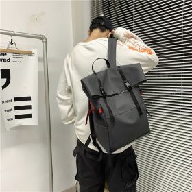 Girls' Large Capacity Trendy Backpack (Color: Grey)
