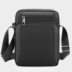 Men's Classic Business Shoulder Briefcase (Color: Black)