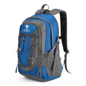Sports Large Capacity Waterproof Travel Backpack For Men And Women (Color: Blue)