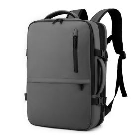 Large Capacity Cross-border Multi-function Expansion Waterproof Charging Portable Backpack (Option: Dark Gray-19 Inches)
