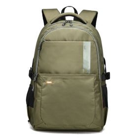 Leisure Large Capacity Student Class bag Backpack (Color: Green)