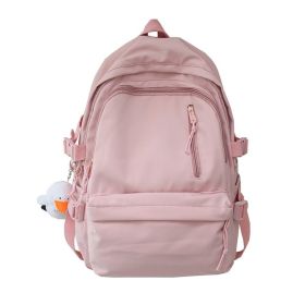Korean Version Of Bright Face Leisure Outdoor Travel Backpack Women's Bag (Color: Pink)
