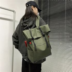 Girls' Large Capacity Trendy Backpack (Color: Green)