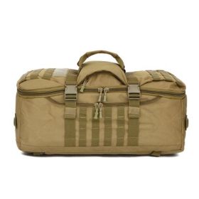 Tactical Camouflage Outdoor Large Capacity Backpack Waterproof Handbag (Option: Wolf brown9339)