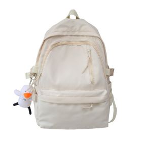 Korean Version Of Bright Face Leisure Outdoor Travel Backpack Women's Bag (Color: White)