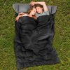 Traveling Camping Portable Double Person Waterproof Sleeping Bag W/ 2 Pillows
