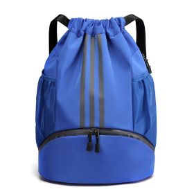Women's Fashionable Drawstring Bag For Travel Backpack (Color: Blue)