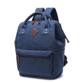 Men's Travel Portable Backpack (Color: Dark Blue)