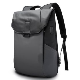 Backpack Business Waterproof And Wear-resistant (Color: Grey)